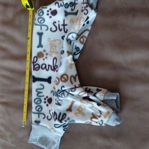 Dog Pet Pajamas fleece sz M New